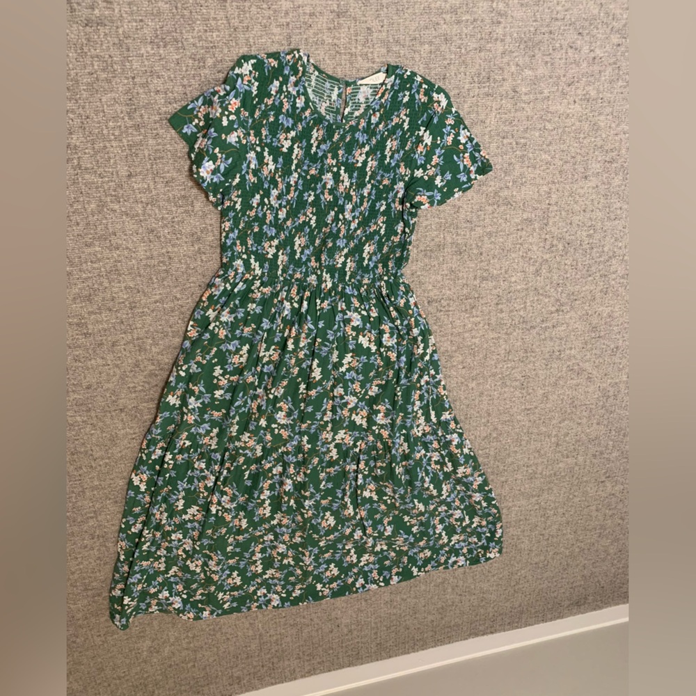 Roolee Green Floral Maxi Dress - Picture 9 of 9